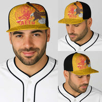 American Samoa Fautasi Race Baseball Net Cap Aeto Pago Pago with Eagle Samoan Tribal Patterns