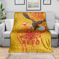 American Samoa Fautasi Race Blanket Aeto Pago Pago with Eagle Samoan Tribal Patterns LT03 - Polynesian Pride