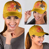 American Samoa Fautasi Race Classic Cap Aeto Pago Pago with Eagle Samoan Tribal Patterns LT03 - Polynesian Pride