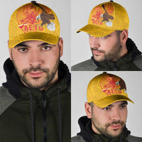 American Samoa Fautasi Race Classic Cap Aeto Pago Pago with Eagle Samoan Tribal Patterns LT03 - Polynesian Pride