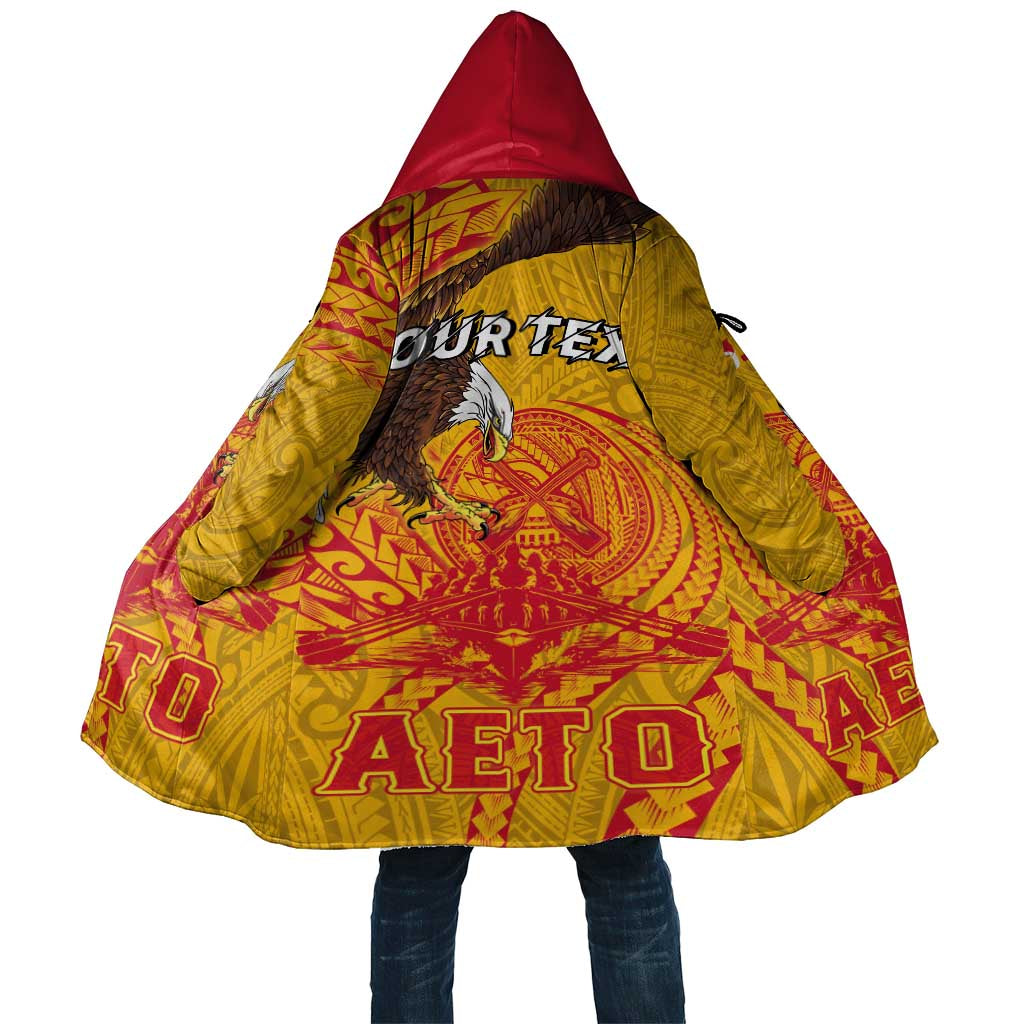 Personalized American Samoa Fautasi Race Cloak Aeto Pago Pago with Eagle Samoan Tribal Patterns LT03 Unisex Multicolor - Polynesian Pride