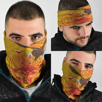 American Samoa Fautasi Race Neck Gaiter Aeto Pago Pago with Eagle Samoan Tribal Patterns LT03 - Polynesian Pride