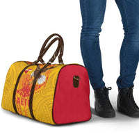 American Samoa Fautasi Race Travel Bag Aeto Pago Pago with Eagle Samoan Tribal Patterns LT03 - Polynesian Pride
