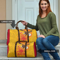 American Samoa Fautasi Race Travel Bag Aeto Pago Pago with Eagle Samoan Tribal Patterns LT03 - Polynesian Pride