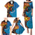 Fiji and Australia Together Family Matching Puletasi and Hawaiian Shirt Tapa Tribal Tattoo mix Aboriginal Pattern