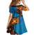 Fiji and Australia Together Family Matching Tank Maxi Dress and Hawaiian Shirt Tapa Tribal Tattoo mix Aboriginal Pattern