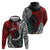 Tonga and New Zealand Together Hoodie Tongan Kupesi Ngatu Tattoo and Maori Paua Shell Pattern