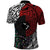 Tonga and New Zealand Together Polo Shirt Tongan Kupesi Ngatu Tattoo and Maori Paua Shell Pattern