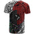 Tonga and New Zealand Together T Shirt Tongan Kupesi Ngatu Tattoo and Maori Paua Shell Pattern