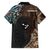 Samoa and New Zealand Together Hawaiian Shirt Siapo Motif and Maori Paua Shell Pattern