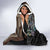 Samoa and New Zealand Together Hooded Blanket Siapo Motif and Maori Paua Shell Pattern