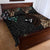 Samoa and New Zealand Together Quilt Bed Set Siapo Motif and Maori Paua Shell Pattern