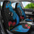 Fiji and New Zealand Together Car Seat Cover Tapa Maori Tattoo mix Tagimoucia and Pohutukawa