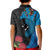 Fiji and New Zealand Together Kid Polo Shirt Tapa Maori Tattoo mix Tagimoucia and Pohutukawa