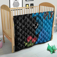 Fiji and New Zealand Together Quilt Tapa Maori Tattoo mix Tagimoucia and Pohutukawa