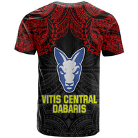 Vitis Central Dabaris Rugby T Shirt Papua New Guinea Polynesian Tattoo LT03 - Polynesian Pride