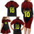 Custom Vitis Central Dabaris Rugby Family Matching Long Sleeve Bodycon Dress and Hawaiian Shirt Papua New Guinea Polynesian Tattoo LT03 - Polynesian Pride