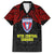 Custom Vitis Central Dabaris Rugby Kid Hawaiian Shirt Papua New Guinea Polynesian Tattoo LT03 Kid Red - Polynesian Pride
