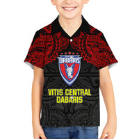 Custom Vitis Central Dabaris Rugby Kid Hawaiian Shirt Papua New Guinea Polynesian Tattoo LT03 - Polynesian Pride