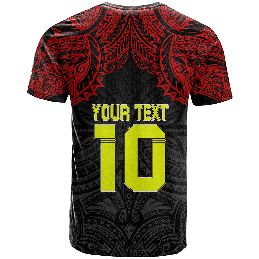 Custom Vitis Central Dabaris Rugby T Shirt Papua New Guinea Polynesian Tattoo LT03 - Polynesian Pride