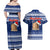 Tokelau Christmas Couples Matching Off Shoulder Maxi Dress and Hawaiian Shirt Santa Claus Tokelau Flag and Coat of Arms with Polynesian Pattern LT03 - Polynesian Pride