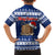 Tokelau Christmas Family Matching Puletasi Dress and Hawaiian Shirt Santa Claus Tokelau Flag and Coat of Arms with Polynesian Pattern LT03 - Polynesian Pride