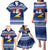 Tokelau Christmas Family Matching Puletasi Dress and Hawaiian Shirt Santa Claus Tokelau Flag and Coat of Arms with Polynesian Pattern LT03 - Polynesian Pride