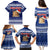 Tokelau Christmas Family Matching Puletasi Dress and Hawaiian Shirt Santa Claus Tokelau Flag and Coat of Arms with Polynesian Pattern LT03 - Polynesian Pride