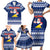 Tokelau Christmas Family Matching Short Sleeve Bodycon Dress and Hawaiian Shirt Santa Claus Tokelau Flag and Coat of Arms with Polynesian Pattern LT03 - Polynesian Pride