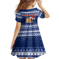 Tokelau Christmas Family Matching Summer Maxi Dress and Hawaiian Shirt Santa Claus Tokelau Flag and Coat of Arms with Polynesian Pattern LT03 - Polynesian Pride