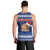 Tokelau Christmas Men Tank Top Santa Claus Tokelau Flag and Coat of Arms with Polynesian Pattern LT03 - Polynesian Pride