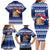 Personalised Tokelau Christmas Family Matching Long Sleeve Bodycon Dress and Hawaiian Shirt Santa Claus Tokelau Flag and Coat of Arms with Polynesian Pattern LT03 - Polynesian Pride