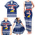 Personalised Tokelau Christmas Family Matching Tank Maxi Dress and Hawaiian Shirt Santa Claus Tokelau Flag and Coat of Arms with Polynesian Pattern LT03 - Polynesian Pride