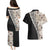 Tukenny Pattern Fijian War Clubs Mix Tapa Tribal Couples Matching Puletasi and Hawaiian Shirt LT03 - Polynesian Pride