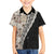 Tukenny Pattern Fijian War Clubs Mix Tapa Tribal Family Matching Off Shoulder Short Dress and Hawaiian Shirt LT03 Son's Shirt Beige - Polynesian Pride