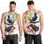 New Zealand Pohutukawa Tui Bird Men Tank Top Kowhai Version LT03 - Polynesian Pride