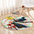 New Zealand Pohutukawa Tui Bird Round Carpet Kowhai Version LT03 - Polynesian Pride