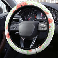 New Zealand Pohutukawa Tui Bird Steering Wheel Cover Kowhai Version LT03 - Polynesian Pride