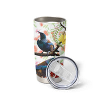 New Zealand Pohutukawa Tui Bird Tumbler Cup Kowhai Version LT03 - Polynesian Pride