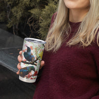 New Zealand Pohutukawa Tui Bird Tumbler Cup Kowhai Version LT03 - Polynesian Pride
