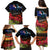 New Zealand ANZAC Day Family Matching Puletasi and Hawaiian Shirt Pohutukawa Flower and Tui Bird LT03 - Polynesian Pride