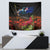 New Zealand ANZAC Day Tapestry Pohutukawa Flower and Tui Bird LT03 - Polynesian Pride