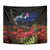 New Zealand ANZAC Day Tapestry Pohutukawa Flower and Tui Bird LT03 - Polynesian Pride