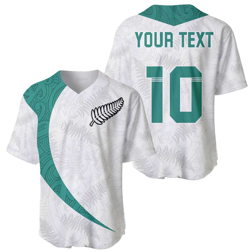 Custom New Zealand Football Baseball Jersey Go All Silver Ferns - Towards World Cup 2026