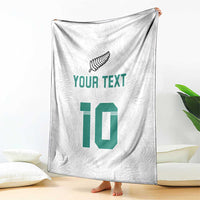 Custom New Zealand Football Blanket Go All Silver Ferns - Towards World Cup 2026