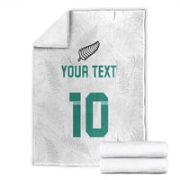 Custom New Zealand Football Blanket Go All Silver Ferns - Towards World Cup 2026