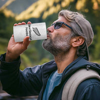 Custom New Zealand Football 4 in 1 Can Cooler Tumbler Go All Silver Ferns - Towards World Cup 2026