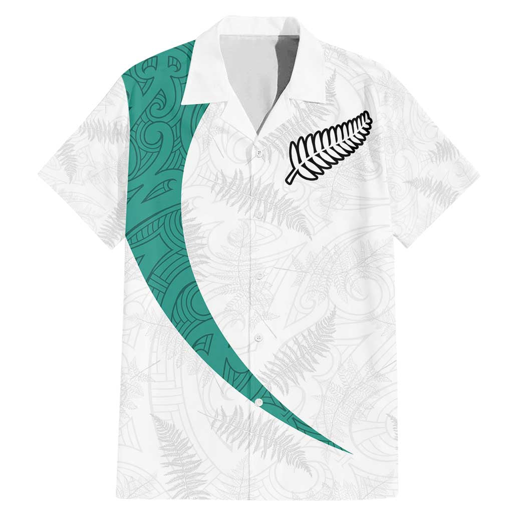 Custom New Zealand Football Family Matching Mermaid Dress and Hawaiian Shirt Go All Silver Ferns - Towards World Cup 2026