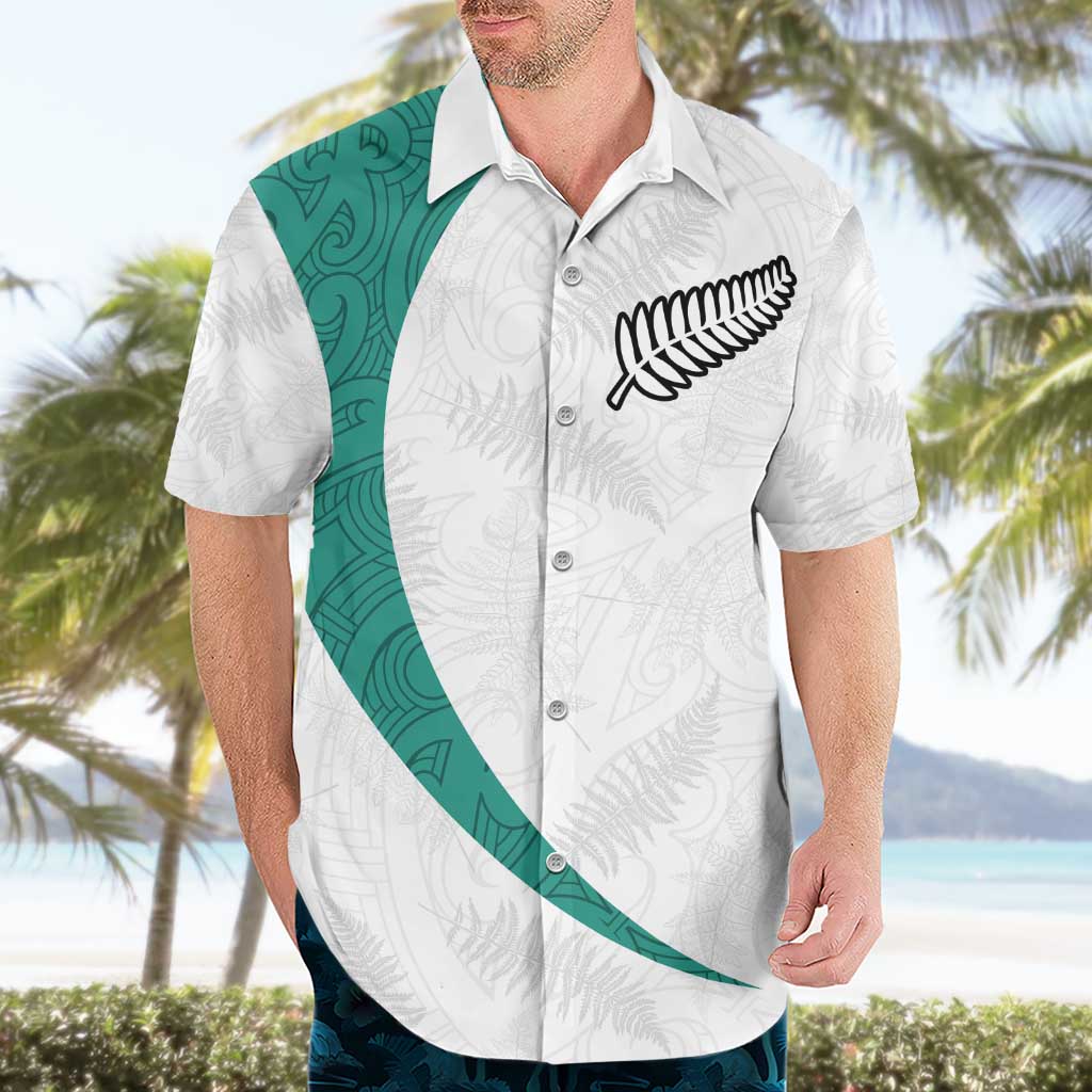 Custom New Zealand Football Hawaiian Shirt Go All Silver Ferns - Towards World Cup 2026