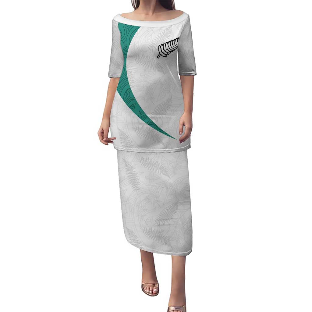 Custom New Zealand Football Puletasi Go All Silver Ferns - Towards World Cup 2026